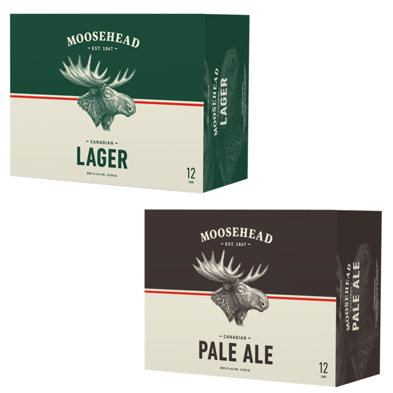 Moosehead Bier Lager + Pale Ale aus KANADA im Sparpack günstig kaufen Moosehead Deutschland