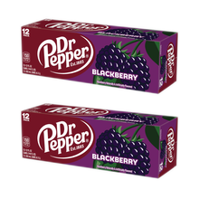 Laden Sie das Bild in den Galerie-Viewer, Dr Pepper Blackberry 355 ml 24 Dosen