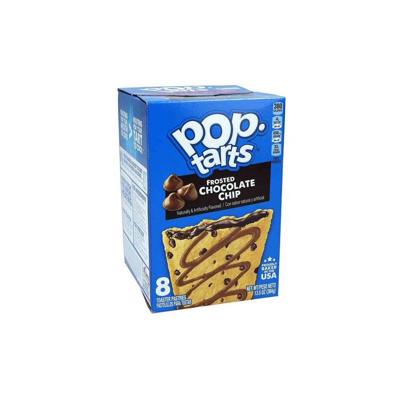 Kellogg's Pop-Tarts Chocolate Chip 384 g MHD 23.10.24