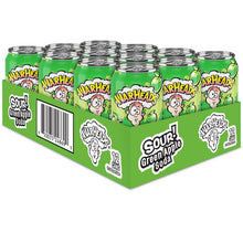 Laden Sie das Bild in den Galerie-Viewer, Warheads Soda Green Apple 330 ml 12 Dosen