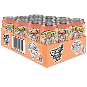 Warheads Soda Peach 330 ml 12 Dosen