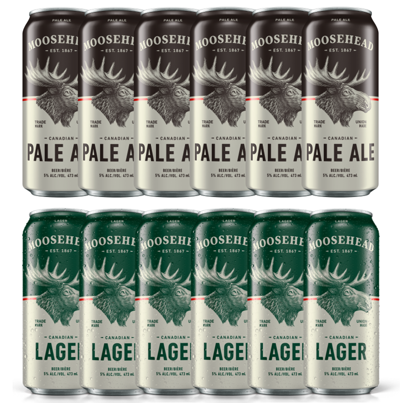 Moosehead Lager 473 ml + Pale Ale Dose 473 ml