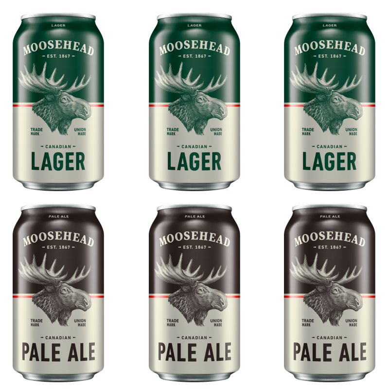 Moosehead Lager und Pale Ale Dose 355 ml 6er Pack